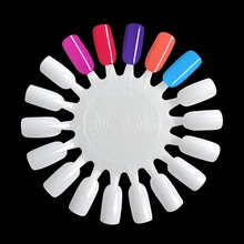

ZINXIN 2/5Pcs 18Tips Wheel False Nail Color Card Practice Polish Holder Shelves Acrylic Display Stand Board Smpl Nails Art Tools