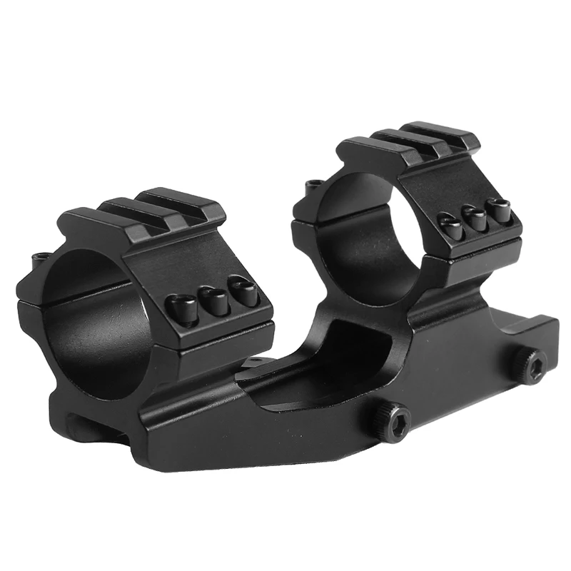 25mm 30mm Dual Ring Cantilever Heavy Duty Scope Mount 20mm Rail Picatinny Weaver with Qick Detach Locks RL2-0024-04