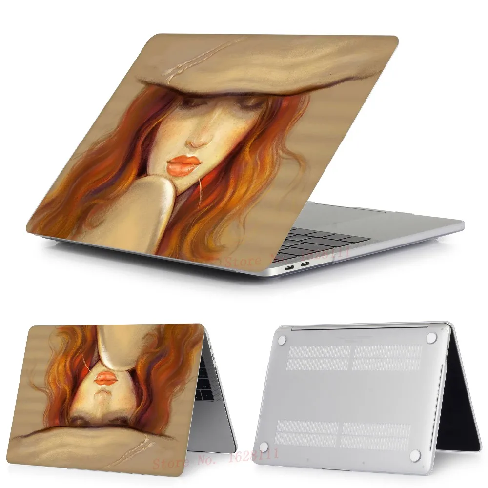 ZAIWJ чехол для ноутбука MacBook Air retina Pro 11 12 13 15 для Mac book New Pro 13 15 дюймов с сенсорной панелью+ крышка клавиатуры