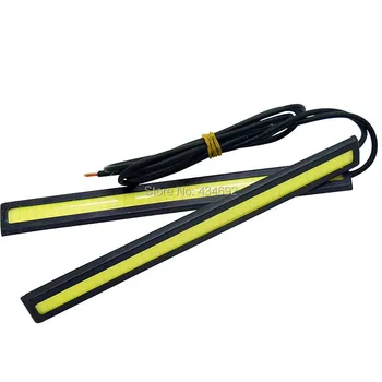 

DIY Auto Modification Light 100% Waterproof Black Aluminum 6W LED Daytime Running Light Cold White 6000-6500K Free Shipping