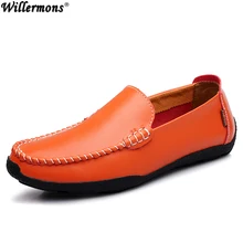 Весна и осень Мужская модная обувь для вождения мужские слипоны повседневные Лоферы Chaussures Hombre Zapatos Masculino