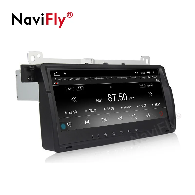 Sale NaviFly 8.8 inch 2GB+32GB Android 9.1 Car multimedia player for BMW E46 M3 318/320/325/330/335 Rover 75 1998-2006 TDA7851 7708IC 2