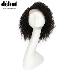 Debut Lace Human Hair Wigs Curly Short Real Human Hair Wig 100% Remy Indian Hair Wigs For Mom Hair U Part Curl Lace Wigs Debut Lace Human Hair Wigs Curly Short Real Human Hair Wig 100% Remy Indian Hair Wigs For Mom Hair U Part Curl Lace Wigs