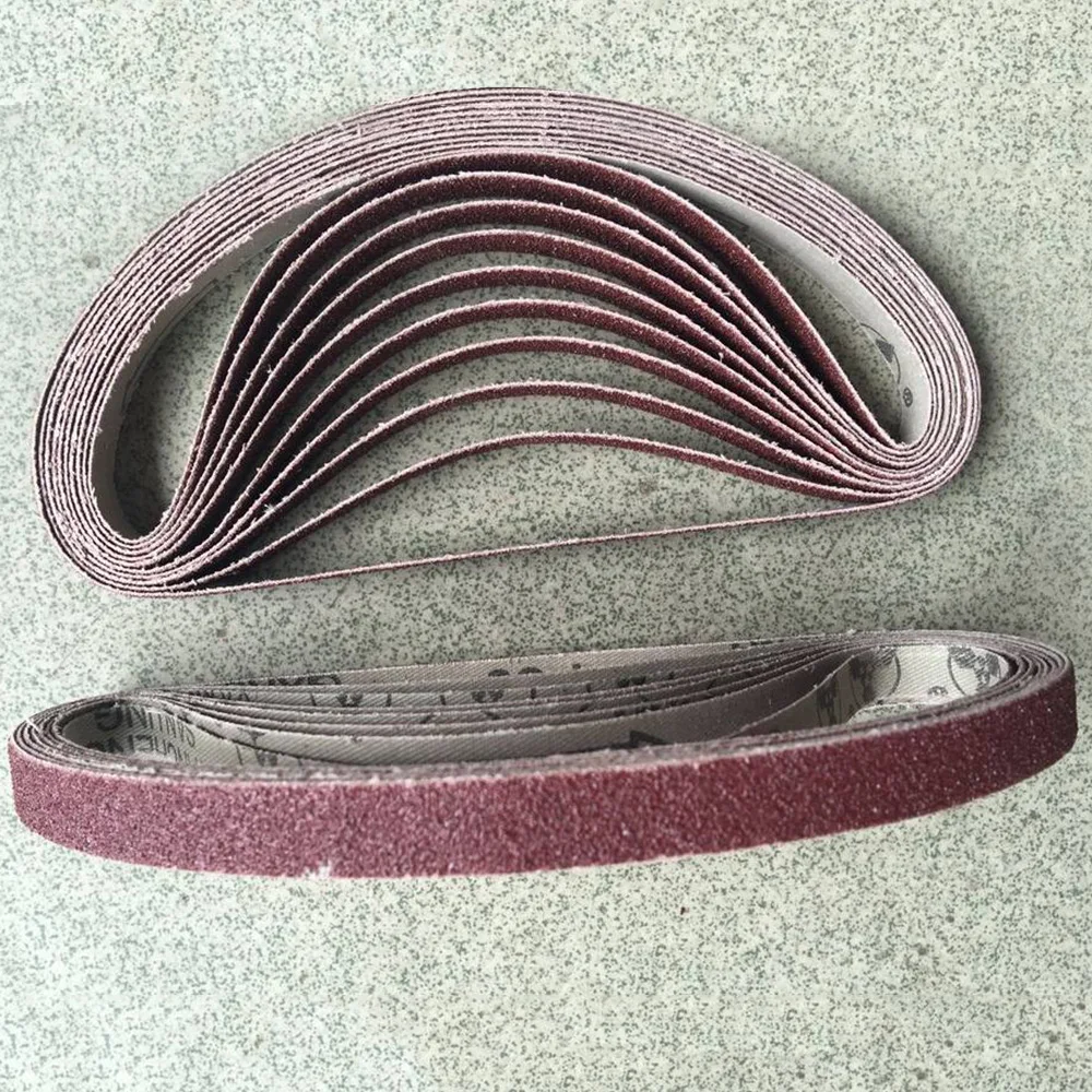 10pcs Abrasive Sanding Belts Colored Angle Grit Paper Grinding Sanding Paper For Woodworking Furniture Angle Grinder Machine