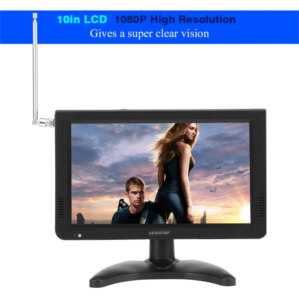 Автомобильный цифровой телевизор LEADSTAR 10 дюймов ATSC FM радио 1080P стерео высокая
