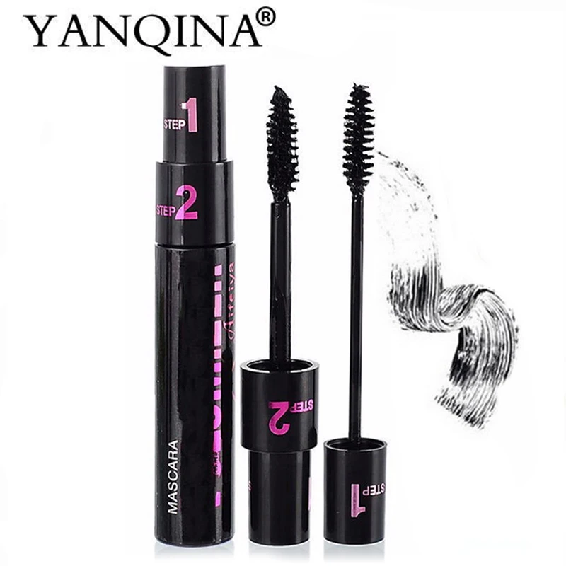 YANQINA 3D Fiber Lashes Mascara Volume Eyelashes Cosmetic Brand Makeup