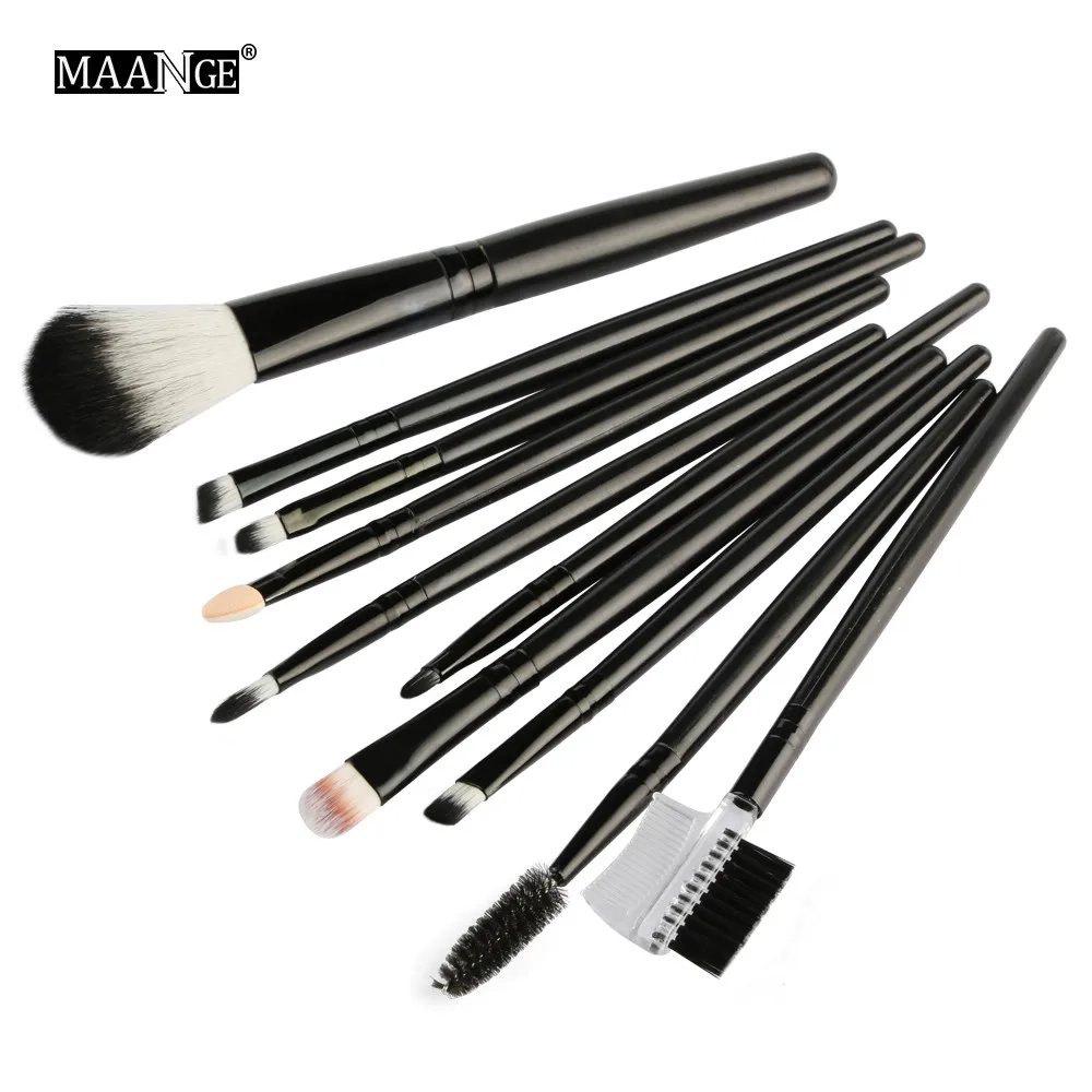 

10pcs Cosmetic Makeup Brush Blusher Eye Shadow Brushes Set Kit New pincel maquiagem Makeup Brushes brochas maquillaje