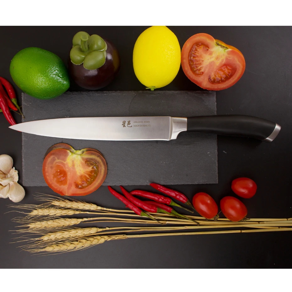 New Designed Top Brand High Quality Stainless Steel Knife 8 inch Japanese Chef Slicing Kitchen Best Cooking Tools | Дом и сад