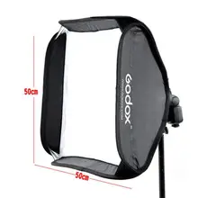 Godox Softbox 50×50 cm Diffuser Reflector for Speedlite Flash Light Professional Photo Studio Camera Flash Fit Bowens Elinchrom