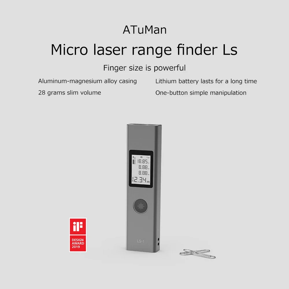 LS-1 40m Laser Distance Meter Laser Rangefinder Laser Range Finder High Precision Measurement Portable Handheld Range finder LS-1 40m Laser Distance Meter Laser Rangefinder Laser Range Finder High Precision Measurement Portable Handheld Range finder