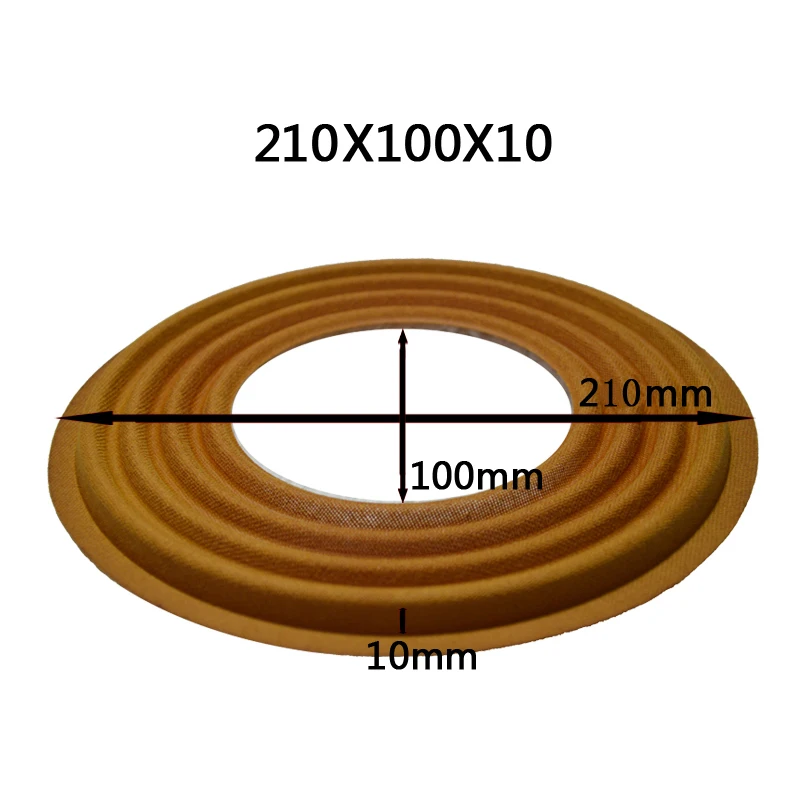 2 шт 208x65,5/208x100/210x100/220x60 мм эластичный волнистый сабвуфер динамика колонки с низкими басами ремонт паук демпфер