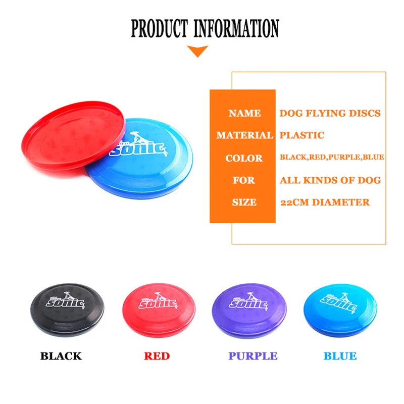 Interactive Dog Toys Resistance Bite Soft Rubber Plastic Puppy Pet Toy for Dogs Pet Training Products Dog Frisbie Flying Discs