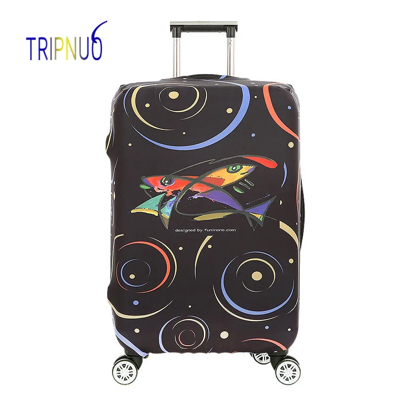 Плотный эластичный чехол TRIPNUO с листьями для багажа на молнии багажника 18 32 дюйма