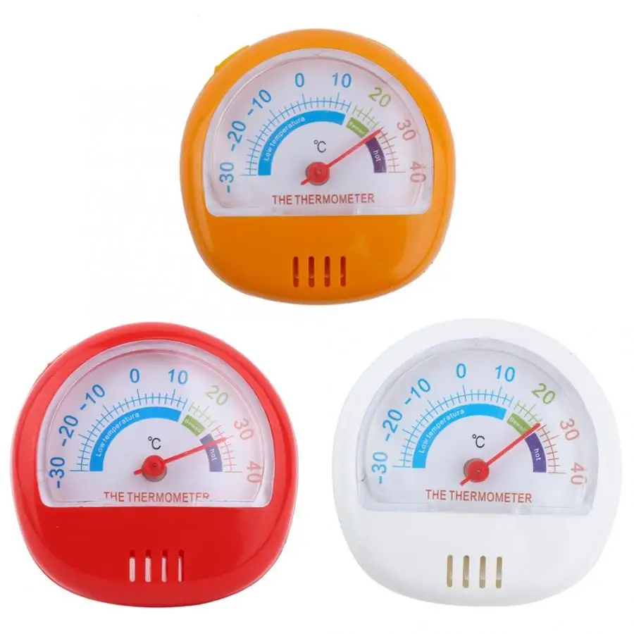 Household Thermometers Refrigerator Freezer Thermometer Indoor Outdoor Pointer Temperature Measurement Household Thermometers