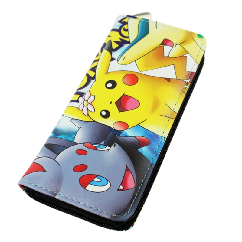 Fashion Japanese Anime Pokemon Go Wallet Pocket Monster Purses 17 Style