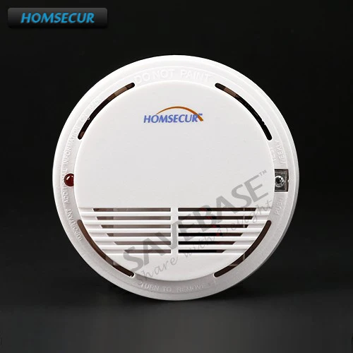 

HOMSECUR Wireless Smoke Sensor 85dB For Our Alarm Systems 433MHz A8