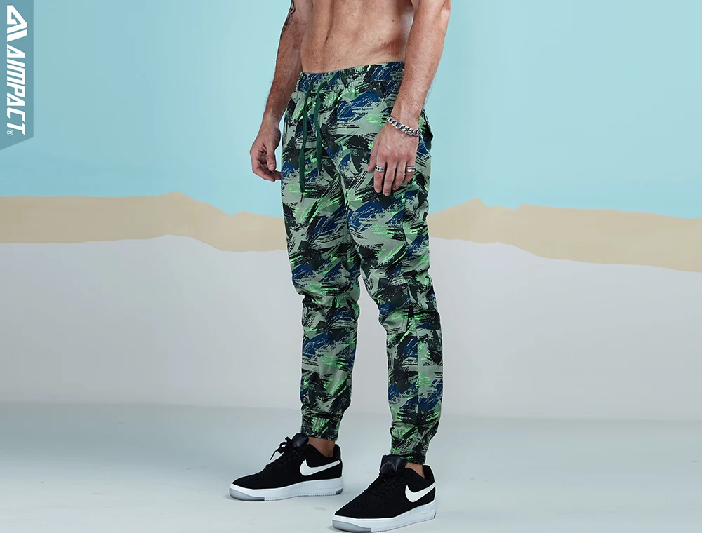 Aimpact 2018 Spring Men Casual Fashion Camo Jogger Pant Man Cotton Fitted Trace Twill Pant Male Straight Tapered Trousers AM5011 (14)