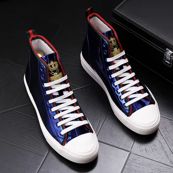 

2019 New Spring and Autumn Men's Shoes Fashion Lace Hairstylist PU Men's Casual Shoes