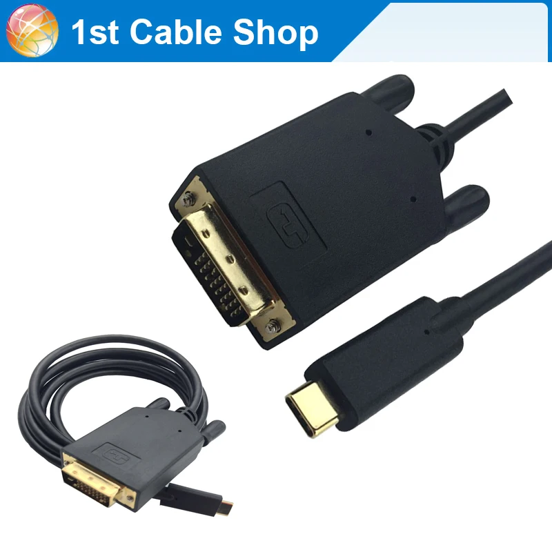 USB 3 1 Тип C USB-C DVI кабель для Apple macbook и pro 2016/2017/2018 (thunderbolt -3 оснащены) |