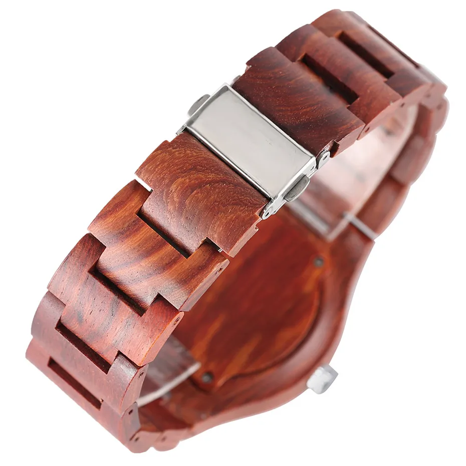 YISUYA Creative Bamboo Wood Watch Quartz Analog Nature Wood Band Casual Fashion Wooden Wrist Watch Gifts for Men Women Reloj de madera (6)