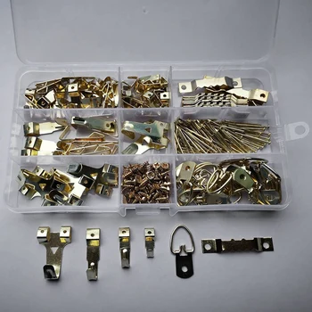 

GYTB Picture Hangers,Painting Hanging Kit Picture Suspension Kit 235 Pieces Heavy Duty Multicolor Picture Hook With Screws For