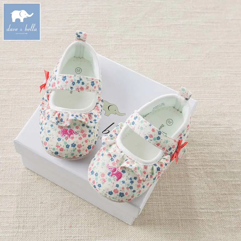 

DB6736 Dave Bella baby girls soft first walkers baby first-step brand shoes