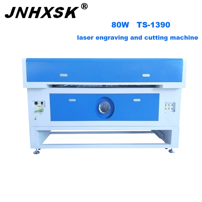 Лазерный 3d гравировальный станок JNHXSK 80 Вт F2 CO2 фрезерный с ЧПУ для ткани фанеры