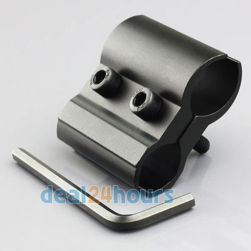 

New Tactical Adjustable Dual Barrel Ring Scope Mount Holder For Flashlight Torch Laser Sight Hunting Free Shipping