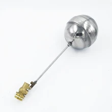 Плавающий клапан DN15 DN20 DN25, бак, жидкостный уровень, металлический, герметичный, поплавковый клапан, внешняя резьба, латунный корпус