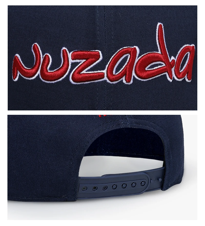 NUZADA High Quality Classic Vintage Letter Men Women Couple Neutral Hip Hop Cap Embroidery Spring Summer Caps Exclusive LOGO