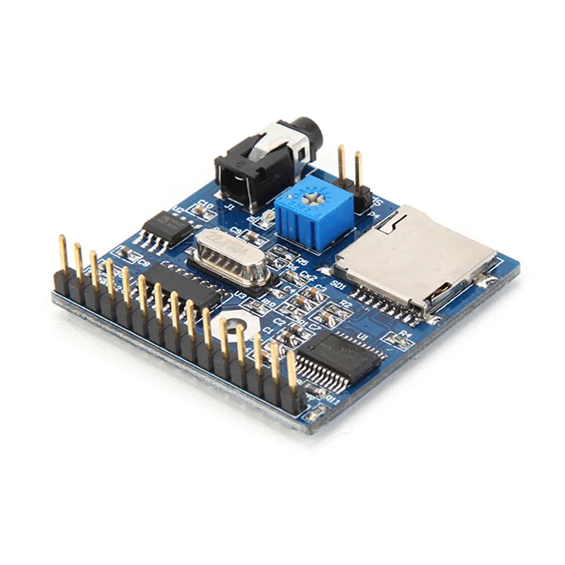 LEORY модуль воспроизведения голоса доска MP3 напоминание для Arduino DC5V 1A MP3 голосовые подсказки Поддержка MP3/WAV 16 ГБ TF карта для DIY