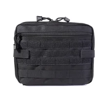 Уличная тактическая Сумка Molle 1000D нейлоновая прочная многофункциональная сумка-мешки водостойкий крючок и петля на молнии большая емкость чехол ST