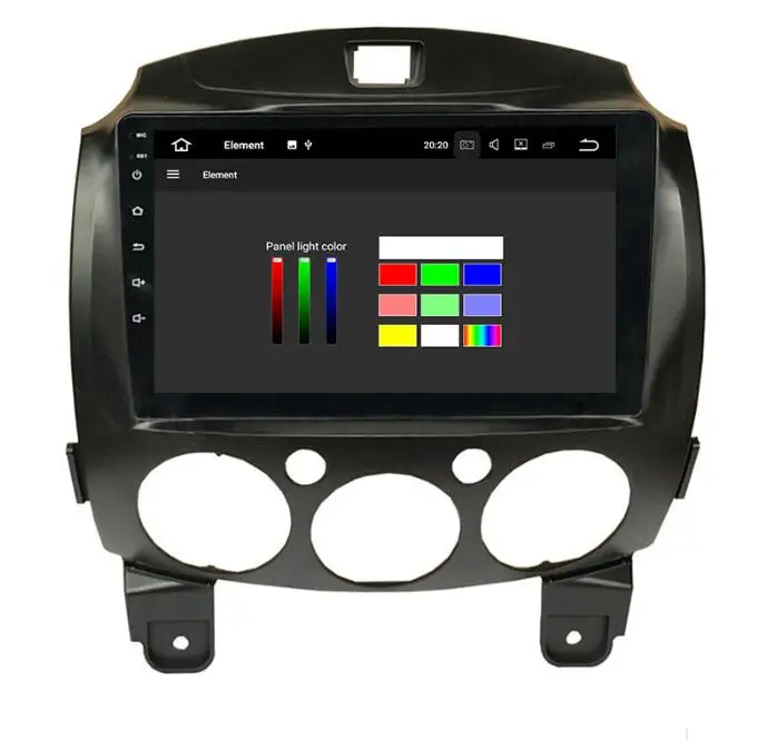 Cheap 2018 BIG HD 9" 1024*600 QUAD core Android 7.0 CAR DVD PC GPS FOR Mazda Mazda 2 2010 2011 2012 3G WIFI OBD DVR BT USB CAMERA MAPS 3