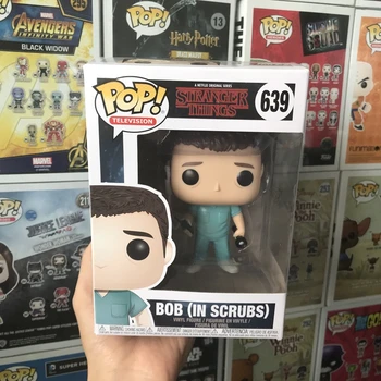 

Funko pop Official TV: Stranger Things - BOB IN SCRUBS Vinyl Action Figure Collectible Model Toy with Original Box