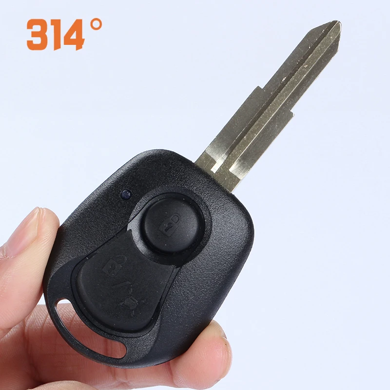 

Two-button Straight Car Remote Control Key Replacement Case Shell Suit For Ssangyong Actyon/rexton/kyron Replacement Shell