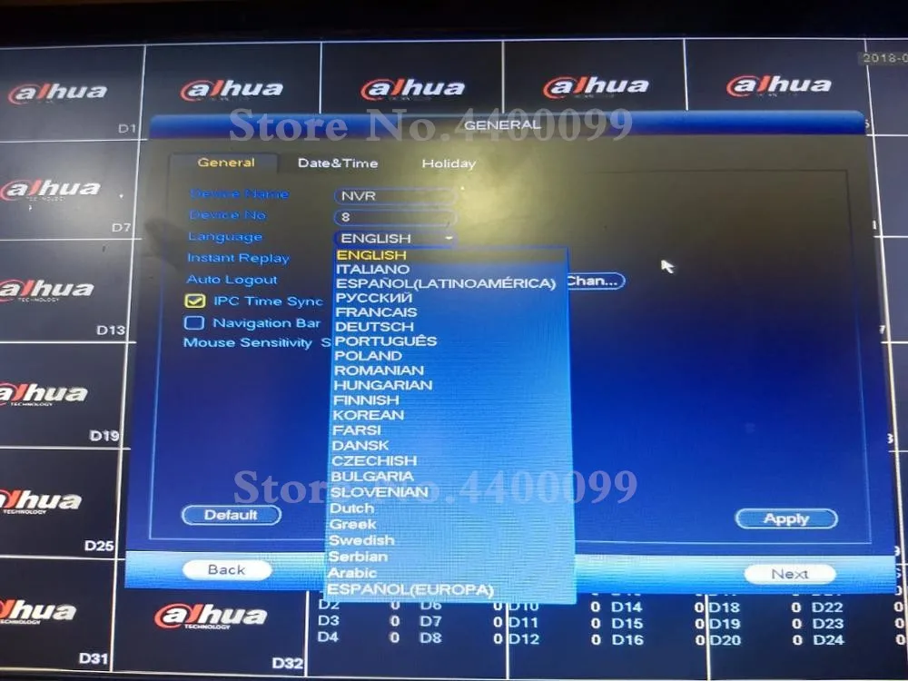 Оригинальный DH 4 К многоязычный NVR NVR5208 4KS2 NVR5232 NVR5216 8/16/32 каналы H.265 Бесплатная
