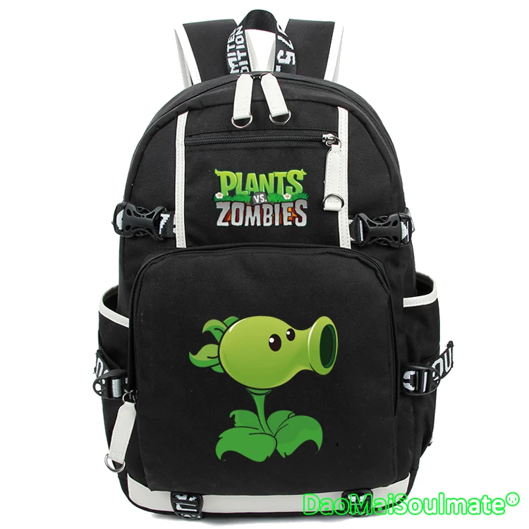 Игра Растения против Зомби аниме-рюкзак для мальчиков солнце Тыква Цветок рюкзаки с персонажами мультфильмов рюкзак школьный ноутбук школьная сумка на плечо - Цвет: 6