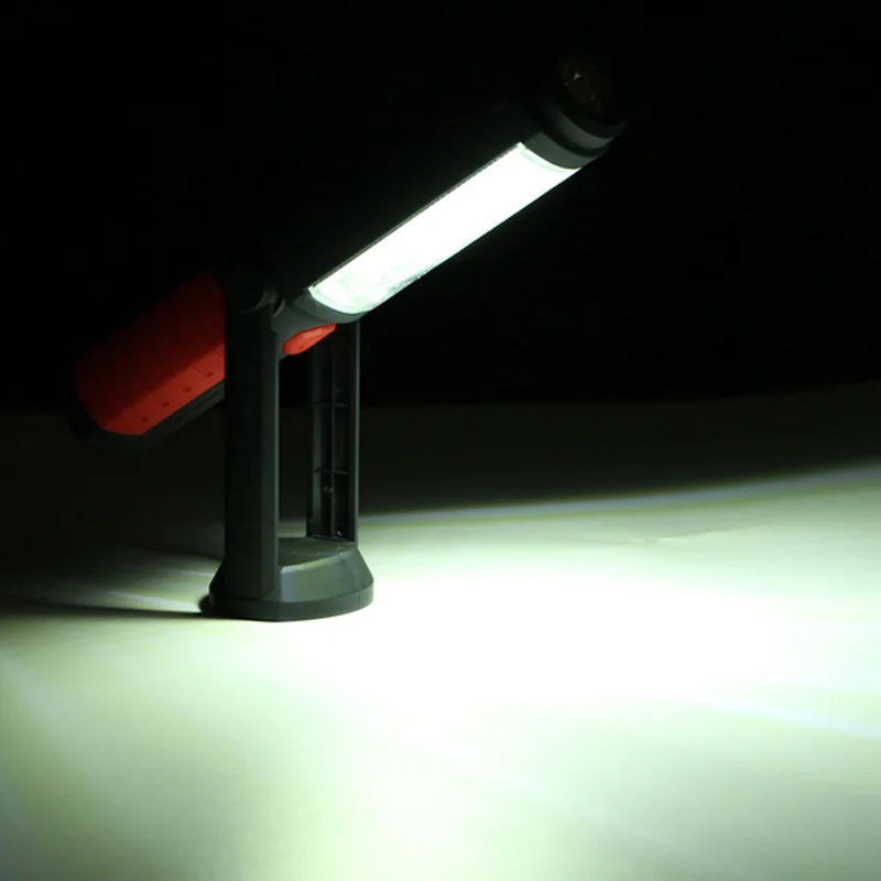 Мощный COB светодиодный светильник-вспышка, портативный, 3000 люмен, магнитный перезаряжаемый рабочий светильник, 360 градусов, стоячий подвесной фонарь, лампа для работы