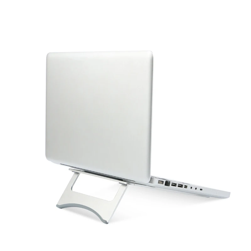 

Folding Portable Metal Laptop Stand Aluminium Alloy Notebook Cooling Holder 18 Degree Ergonomics Angle for MacBook 10-17 inch