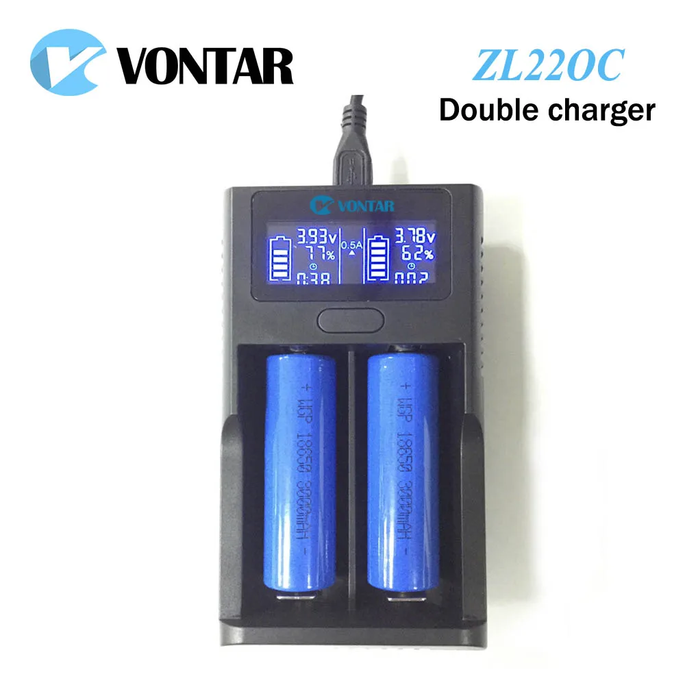 VONTAR Smart LCD USB Battery Charger Smart for 26650 18650 18500 18350 17670 16340 14500 10440 lithium battery 3.7V VONTAR Smart LCD USB Battery Charger Smart for 26650 18650 18500 18350 17670 16340 14500 10440 lithium battery 3.7V