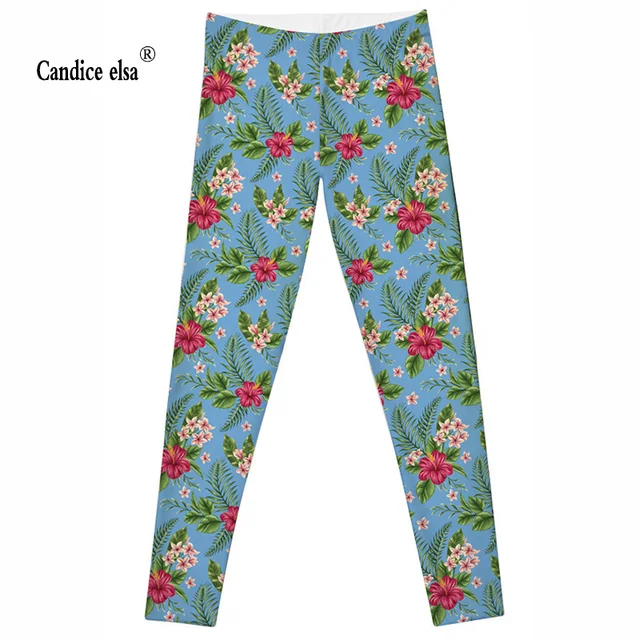 CANDICE ELSA fashion women leggings fitness legging green