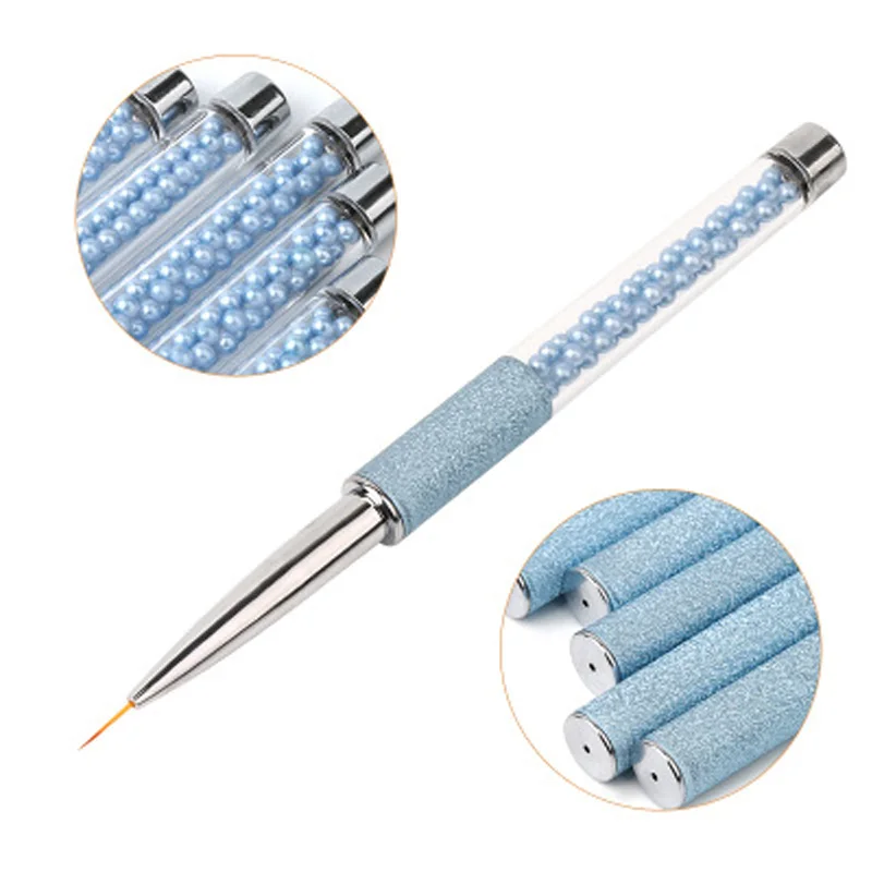 1Pcs-Nail-Art-Tools-Non-silp-Frosted-Pearl-Handle-Thin-Liner-Drawing-Pen-Painting-Stripes-Flower (1)