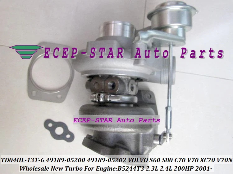 TD04HL-13T-6 49189-05202 8658098 8602396 Turbo Turbocharger For VOLVO S60 S80 C70 V70 XC70 V70N 2001- B5244T3 2.3L 2.4L 200HP (1)