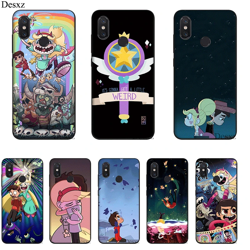 

Mobile Phone Case For Xiaomi Mi MAX 3 8 9 6 A1 A2 5X 6X Cover Star vs. The Forces Of Evil Casing Shell