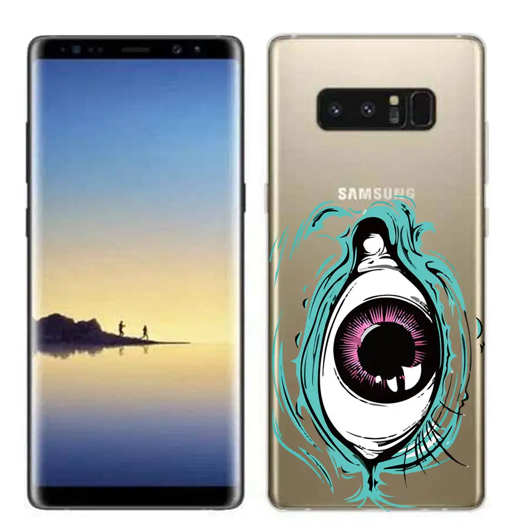 Clear Silicone Fundas for Samsung Galaxy S8 S9 S8 Plus S9 Plus Soft TPU Cover for Samsung Note 3 4 5 7 8 9 Case Protective Shell (1)