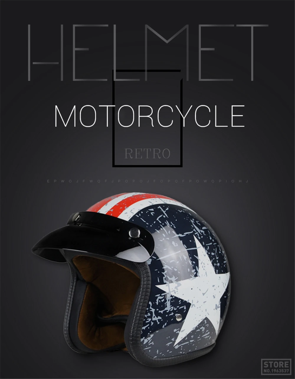 Мотоциклетный шлем Ретро Винтаж мотоцикл 3/4 открытый лицо половина шлем круизер туринг Чоппер Байкер кафе гонщик Мото шлем