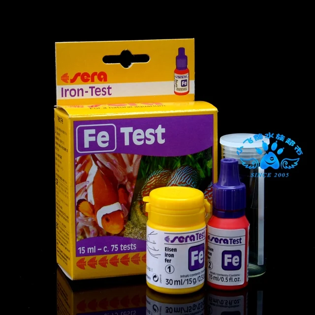 Test kit Sera Ca calcium Cu I2 KH Mg NH4 Ammonia NO2 Nitrite NO3 Nitrate PH PO4 Sr water test