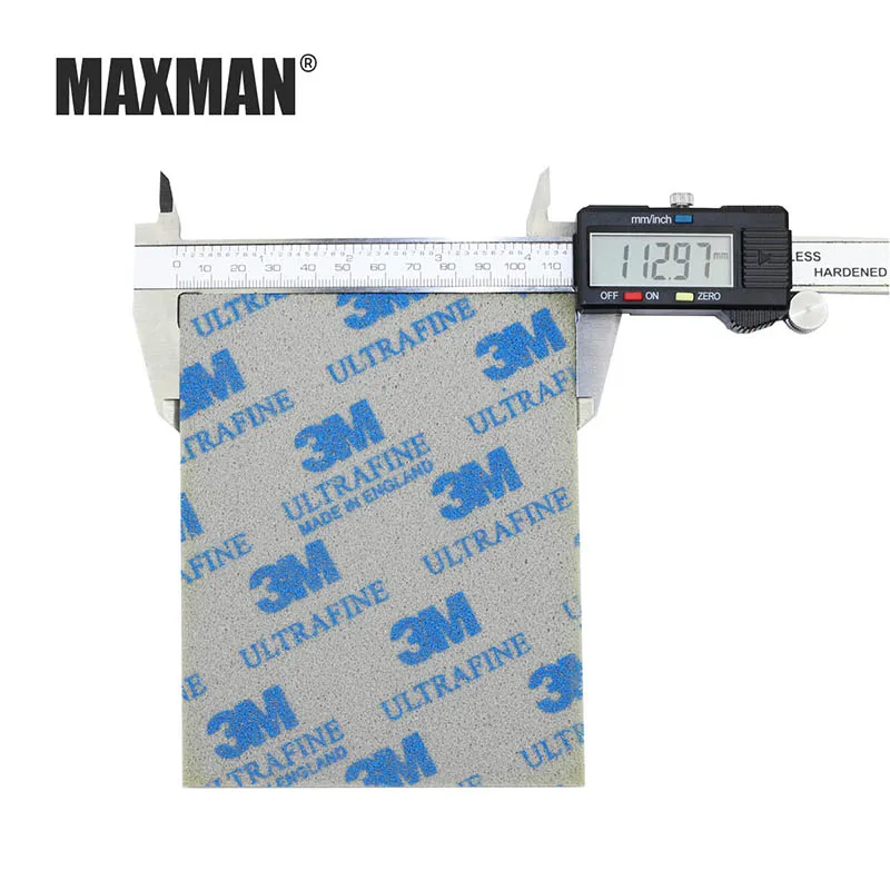 MAXMAN 3 шт. 3 м губка наждачная бумага 600 #800 #1000 # шлифовка и полировка провода рисунок абразивный инструмент Аксессуары ручной полировки