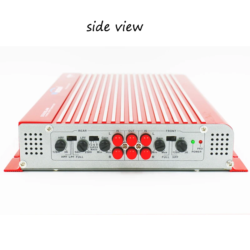 12V car power amplifier subwoofer high-power full-frequency 4-way 4-channel 5