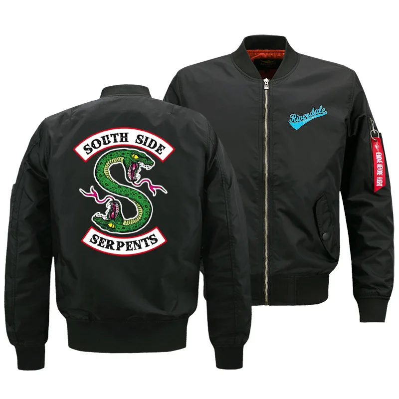 amazing  Riverdale South side air force Jacket Women Bomber Jacket Motorcycle Jackets slim Coat Zip Outwear 